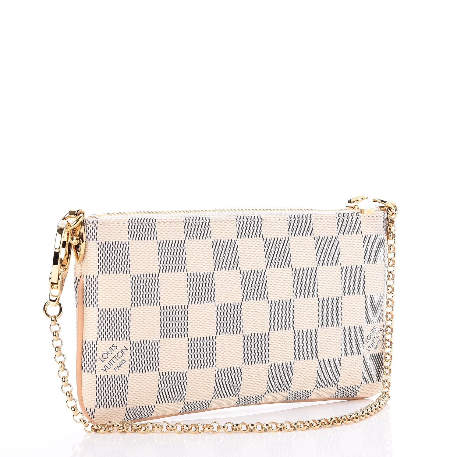 Louis Vuitton Damier Azur Pochette Milla MM 3 of 8