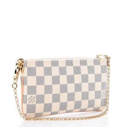 Louis Vuitton Damier Azur Pochette Milla MM 3 of 8