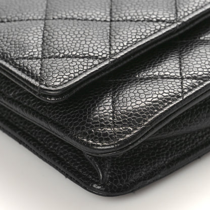 Chanel Caviar Quilted Wallet on Chain WOC Black 8 of 9
