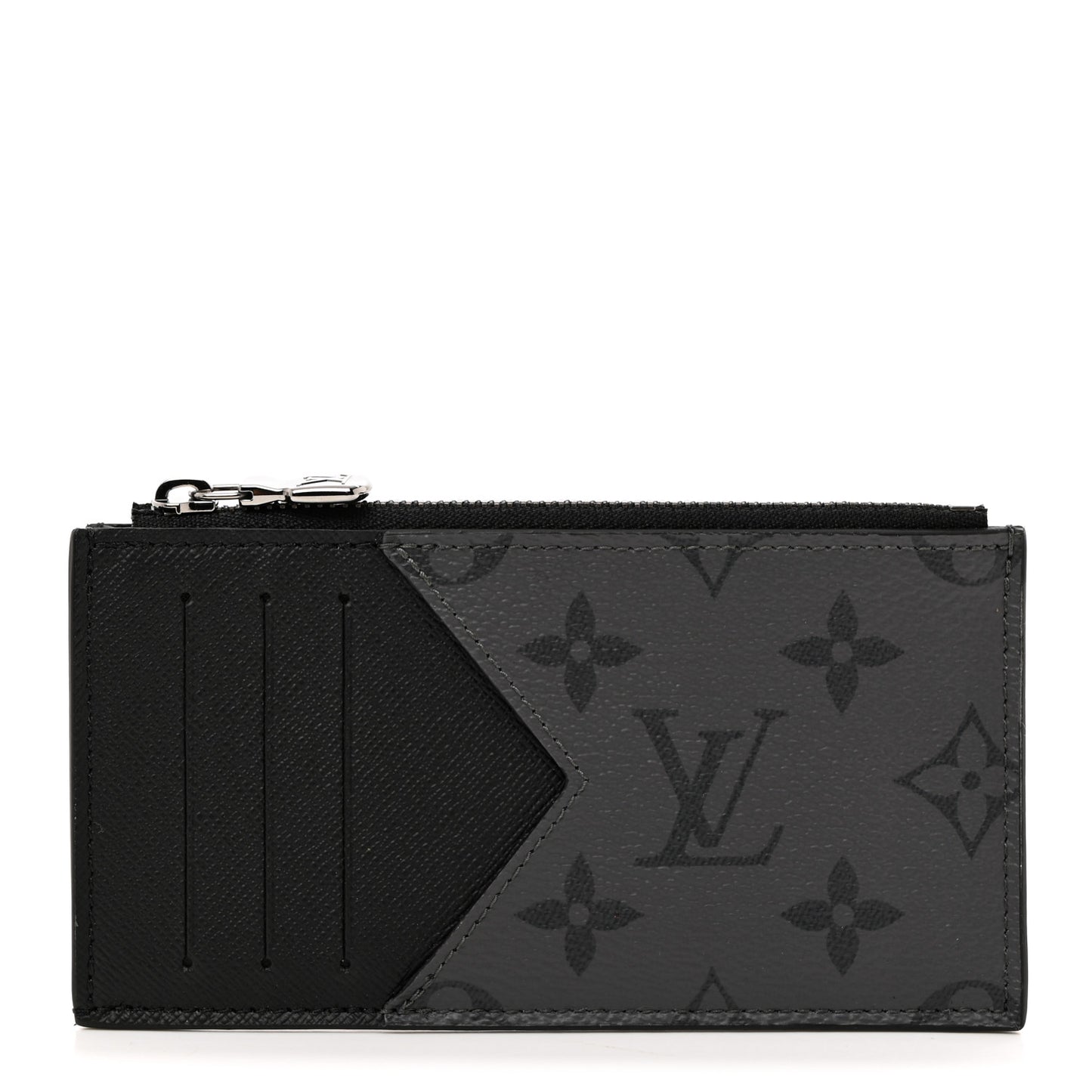 Reverse Monogram Eclipse Taiga Coin Card Holder