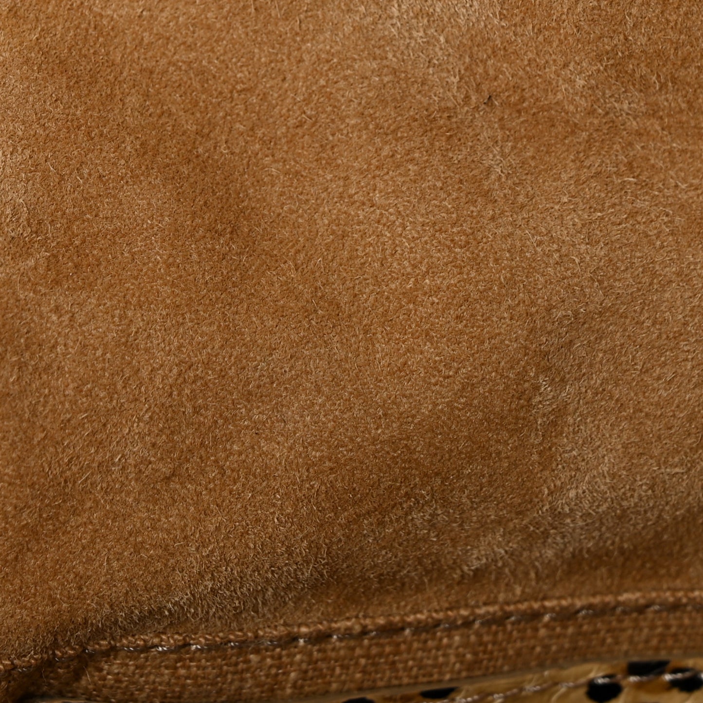 Snakeskin Leopard Print Baguette Beige