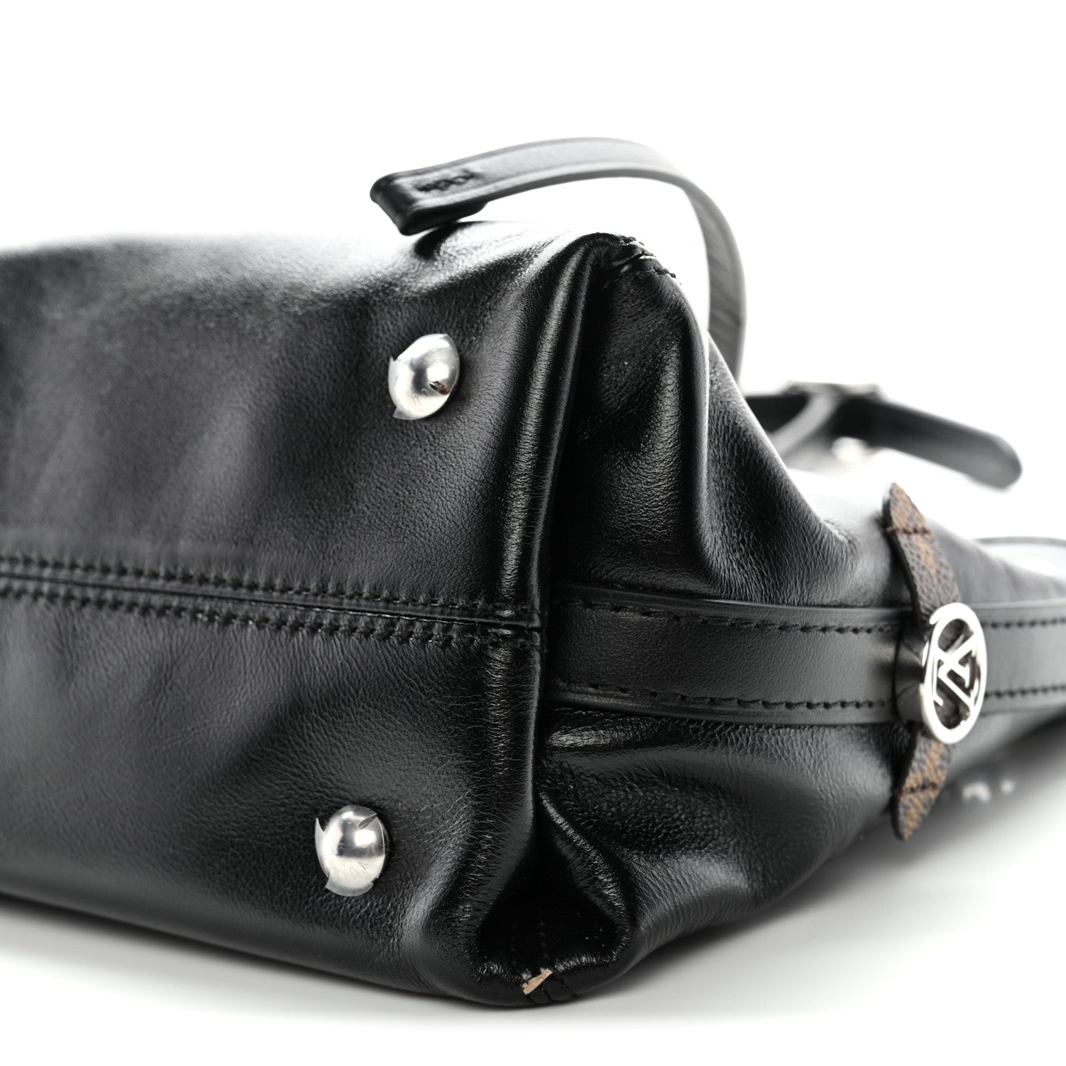 Louis Vuitton Lambskin CarryAll Vibe BB Black 9 of 10