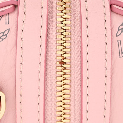 MCM Visetos Essential Boston Bag Powder Pink 14 of 14