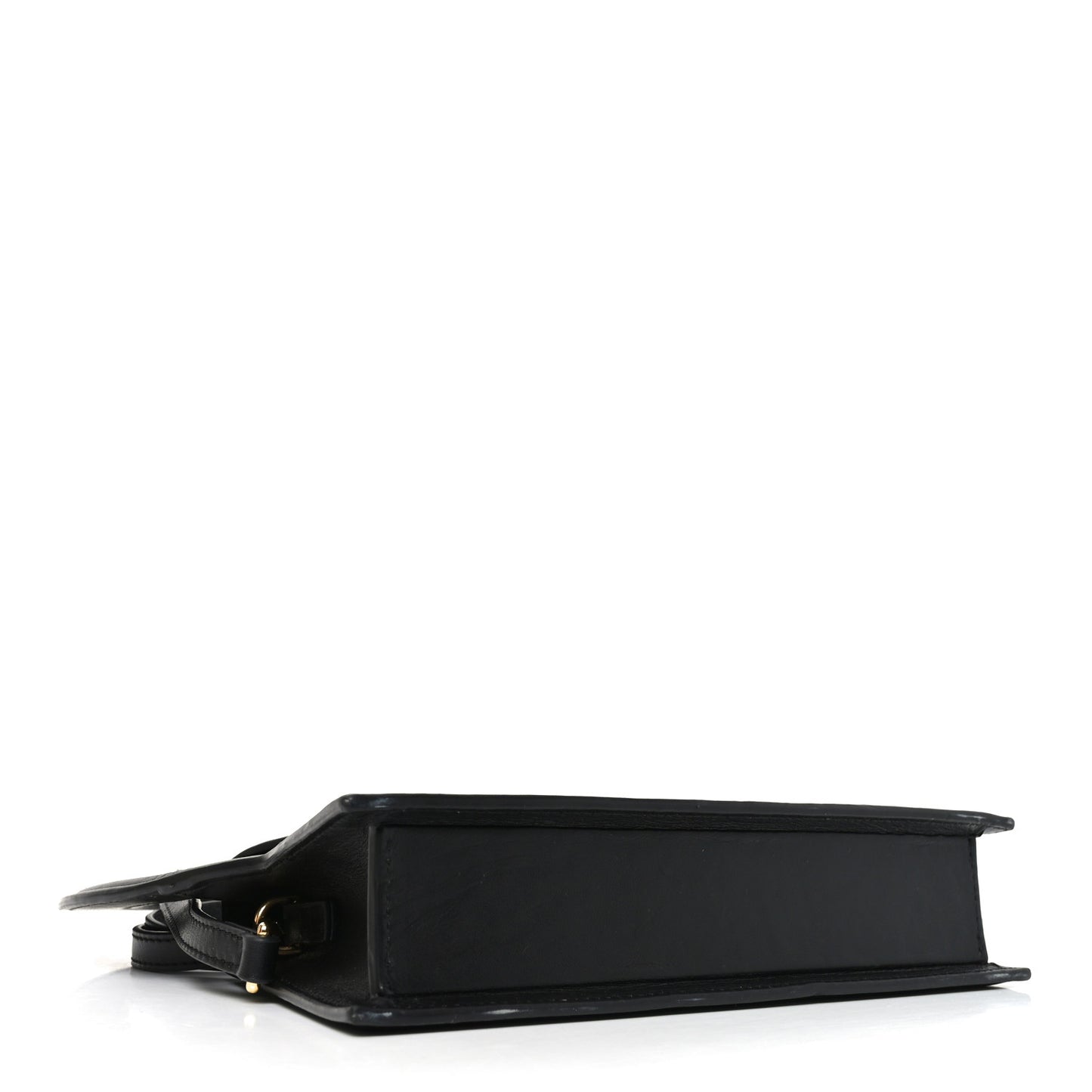 Smooth Calfskin Le Sac Rond Black