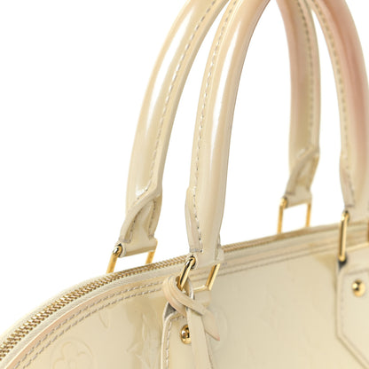 Louis Vuitton Vernis Alma GM Blanc Corail 11 of 21