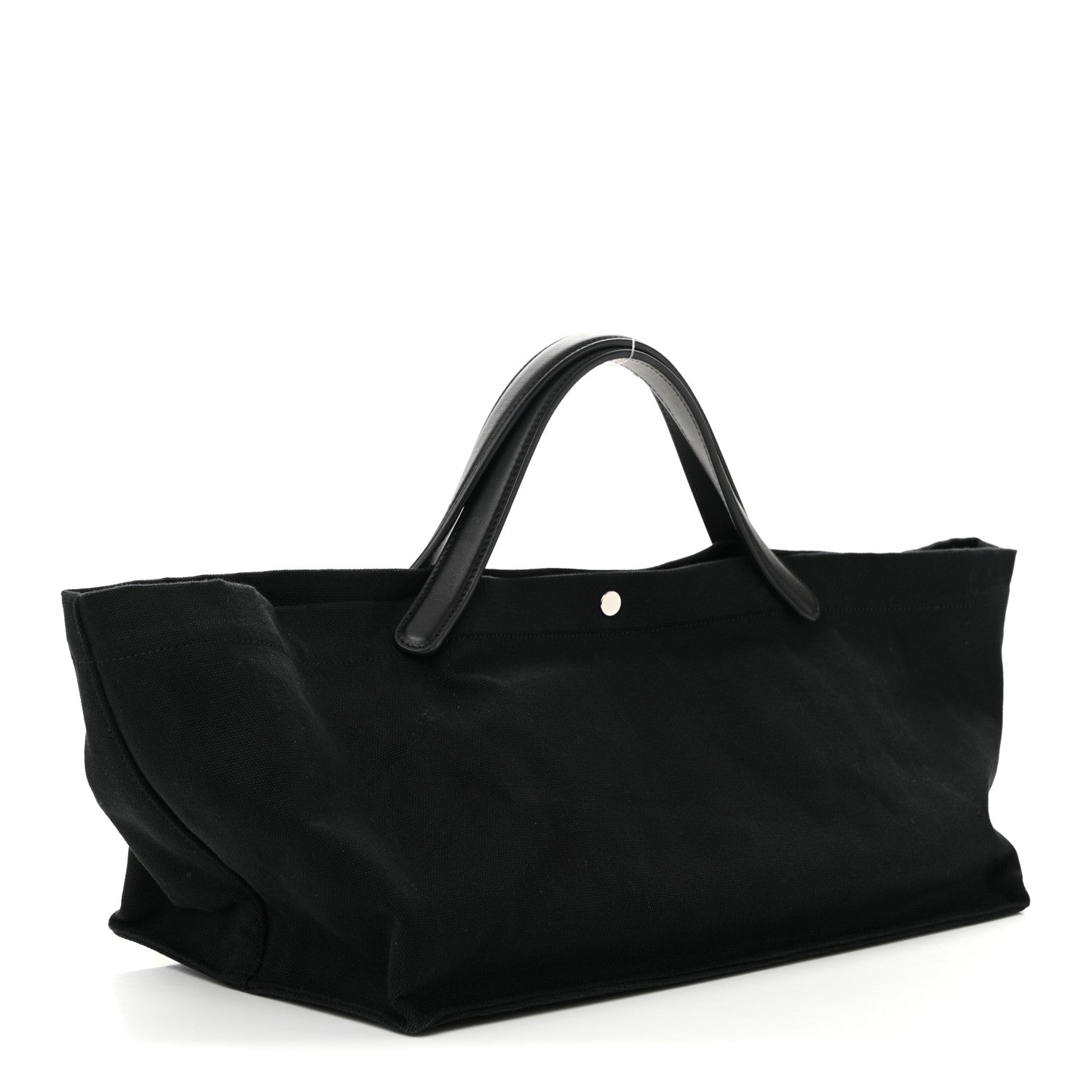 The Row Cotton Twill East West Idaho Tote Black 3 of 9
