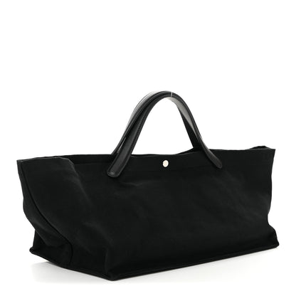 The Row Cotton Twill East West Idaho Tote Black 3 of 9