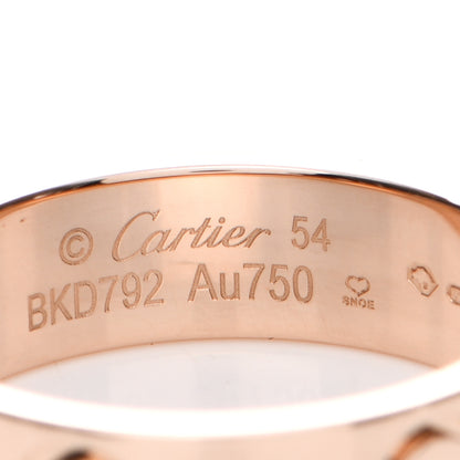 Cartier 18K Pink Gold 5.5mm LOVE Ring 54 7 4 of 4