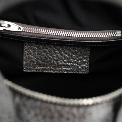 Alexander Wang Pebbled Lambskin Inside Out Rockie Gunpowder 6 of 8