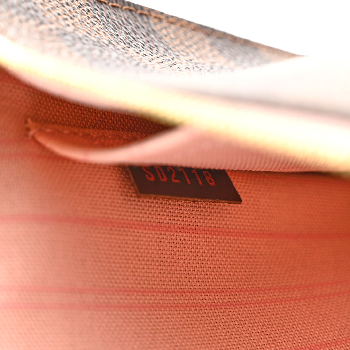 Damier Ebene Neverfull MM GM Pochette Rose Ballerine