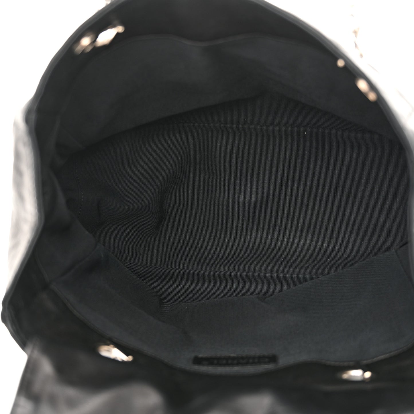 Lambskin Camellia No. 5 Shoulder Bag Black