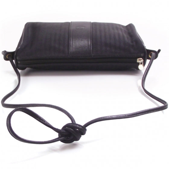 Vintage Leather Striped Crossbody