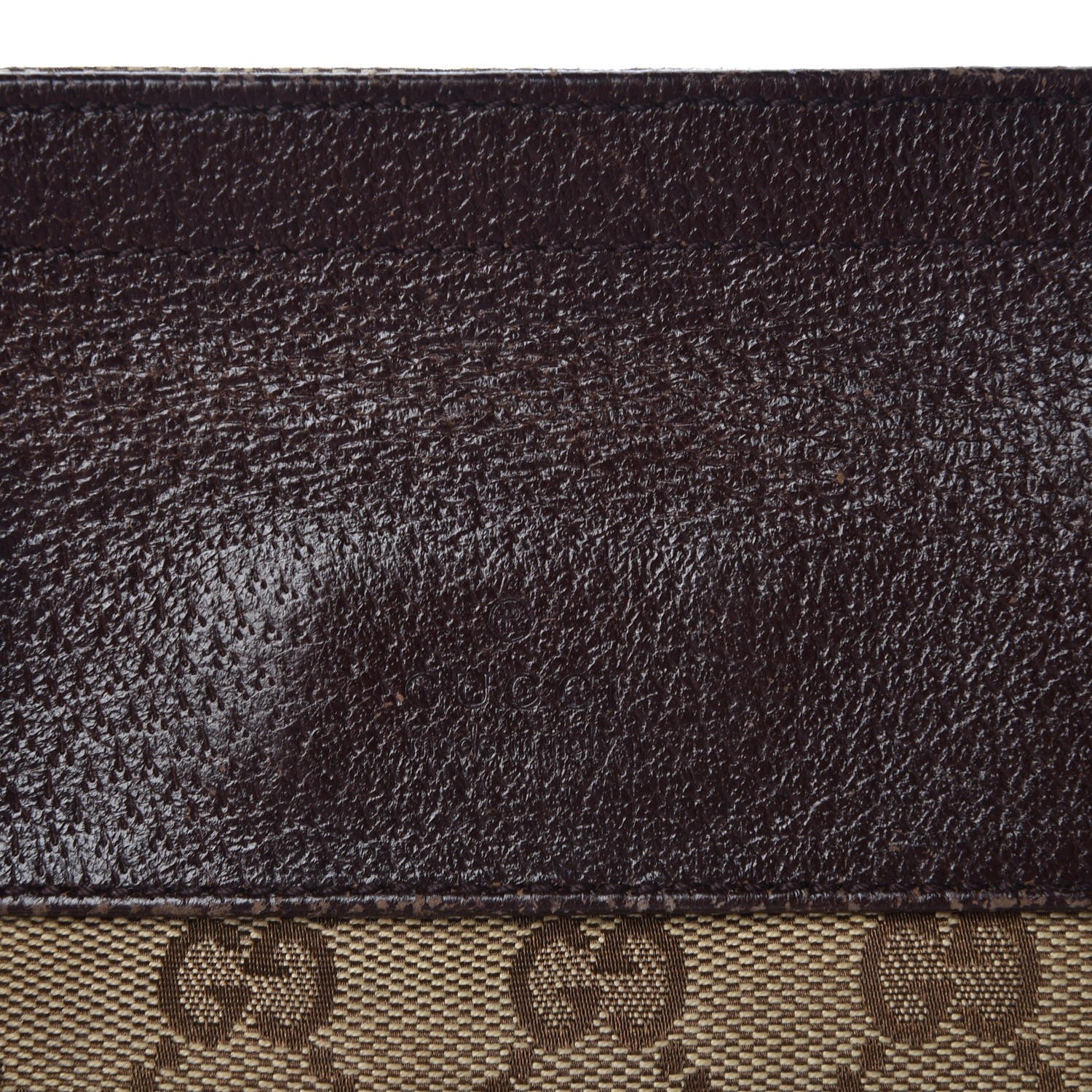 Gucci GG Monogram Double Pocket Belt Bag Dark Brown 8 of 13