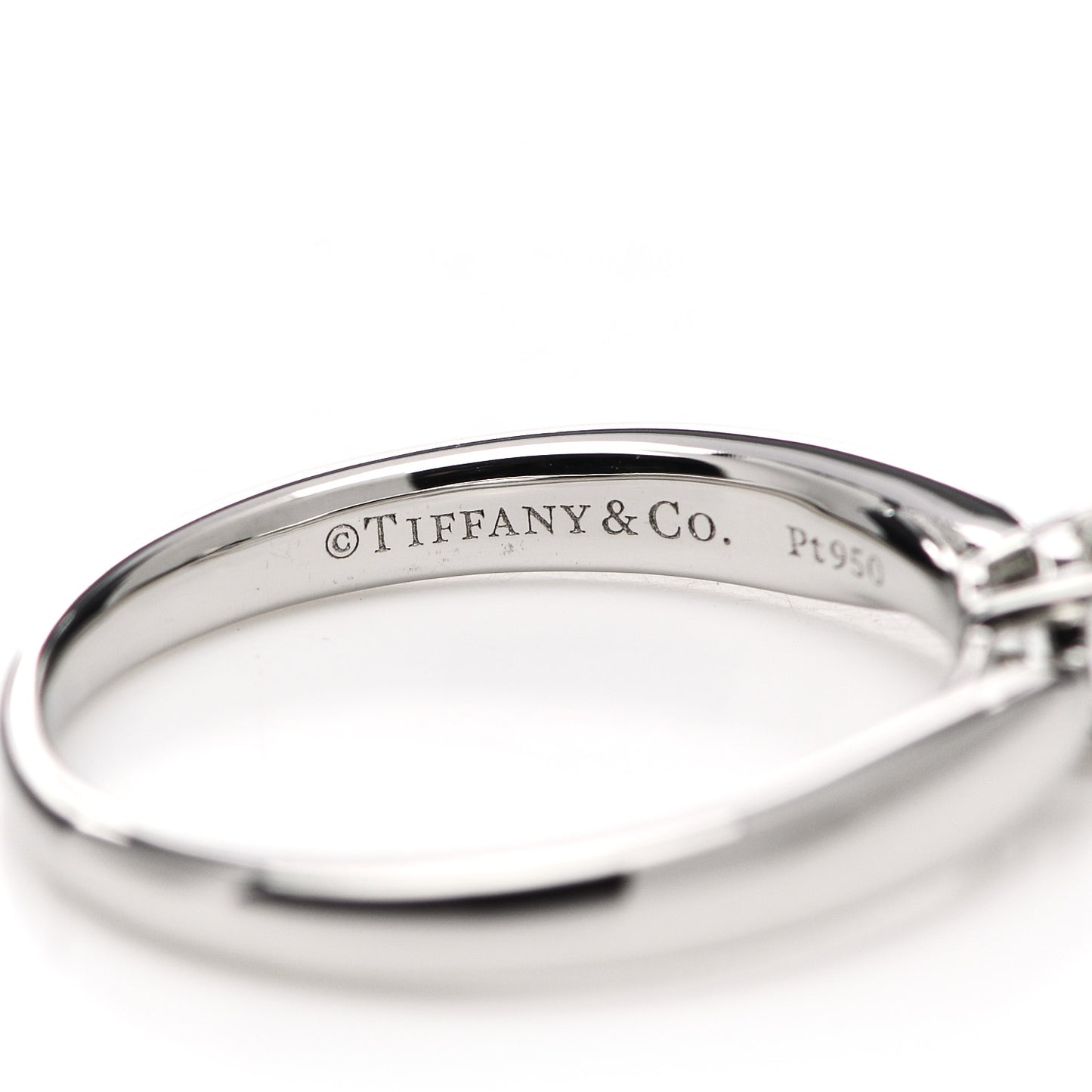 Platinum Diamond .25ct Harmony Solitaire Engagement Ring 49 4.75