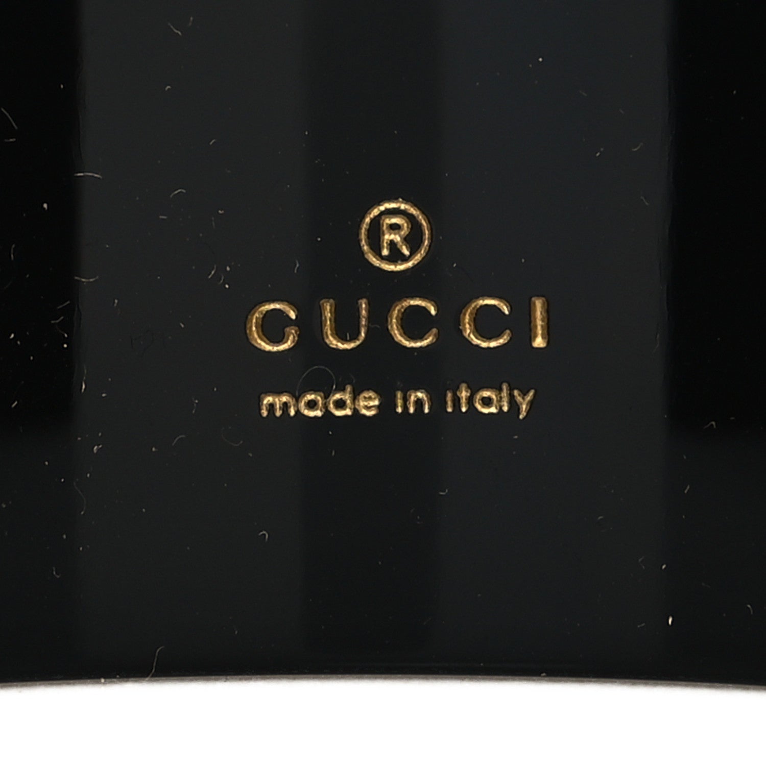 Gucci Resin Crystal Cuff Bracelet L Black 4 of 5