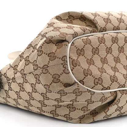 Gucci Monogram Messenger Bag Off White 9 of 12