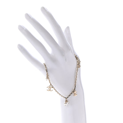 Chanel Pearl CC Chain Anklet Gold 2 of 5