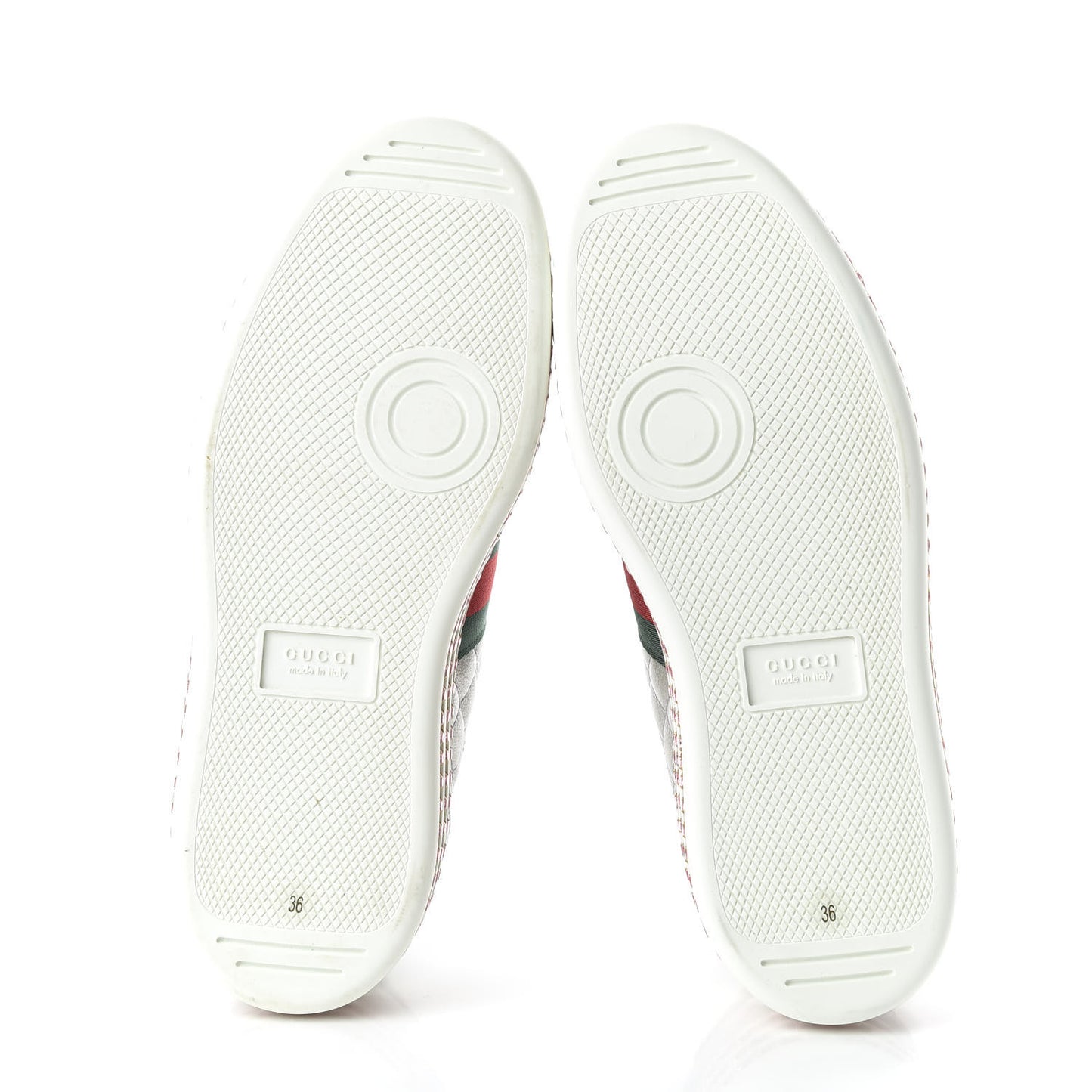 Laminated Nappa Crystal Web Bee Embroidered Trapuntata Womens Ace Platform Sneakers 36 Argento