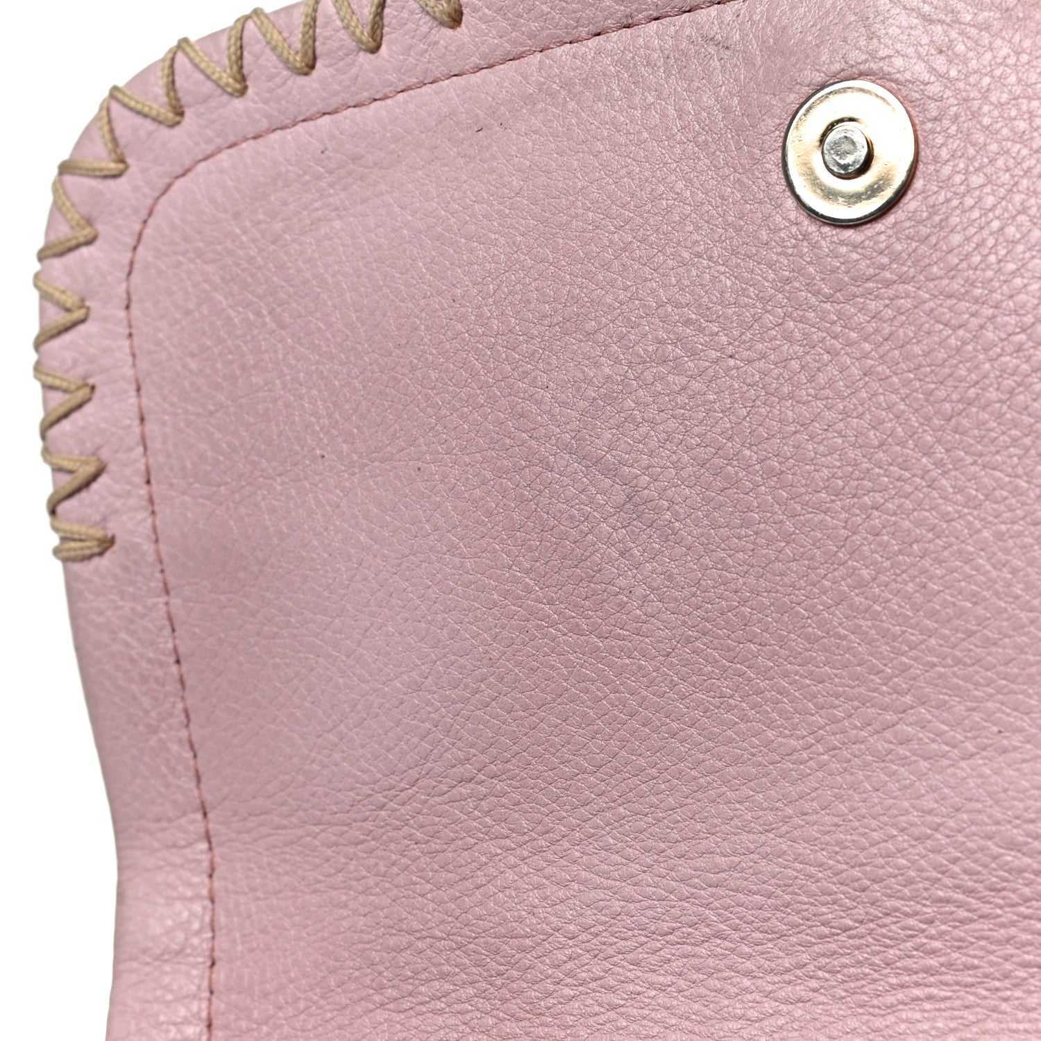 MCM Grained Calfskin Shoulder Bag Pink 14 of 27