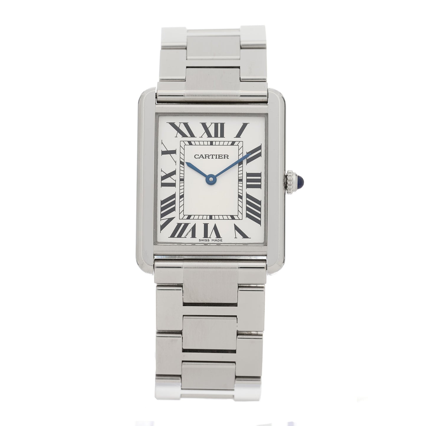 Stainless Steel 27mm Tank Solo Quartz Watch