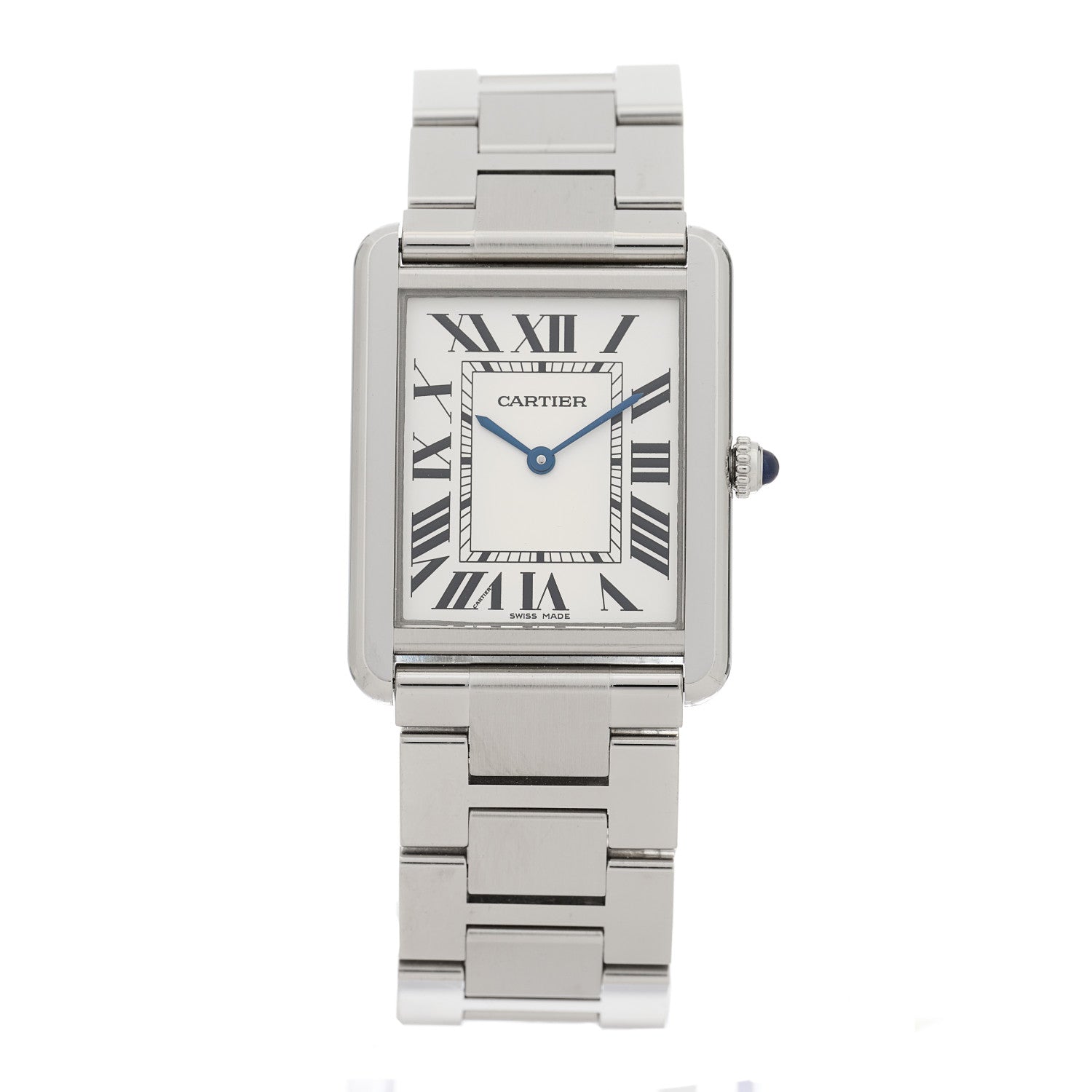 Cartier Stainless Steel 27mm Tank Solo Quartz Watch 1 of 5