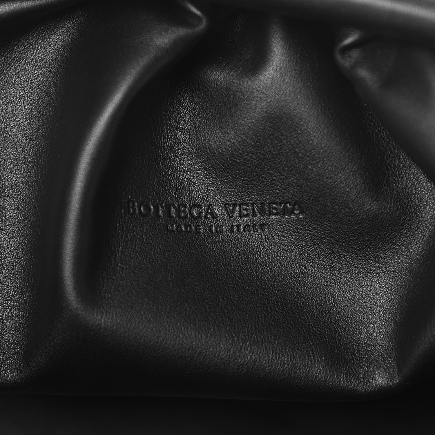 Bottega Veneta Smooth Butter Calf The Pouch Oversized Clutch Black 6 of 10