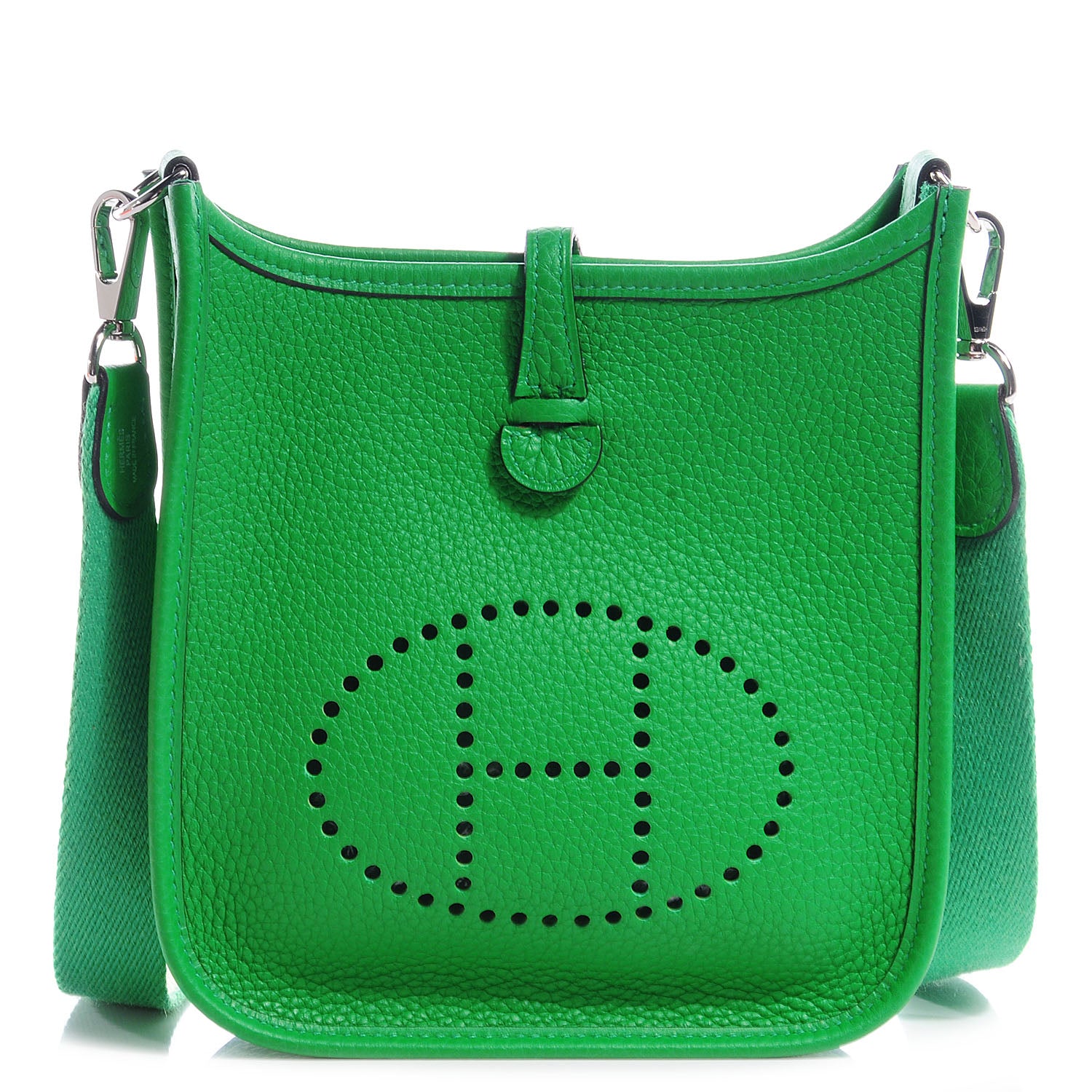 Hermes Taurillon Clemence Evelyne TPM Bambou Bamboo 1 of 8