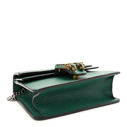 Gucci Dollar Calfskin Crystal Mini Dionysus Top Handle Bag Emerald 4 of 9
