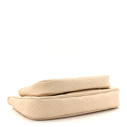 Louis Vuitton Empreinte Monogram Giant Multi Pochette Accessories Cream 4 of 15
