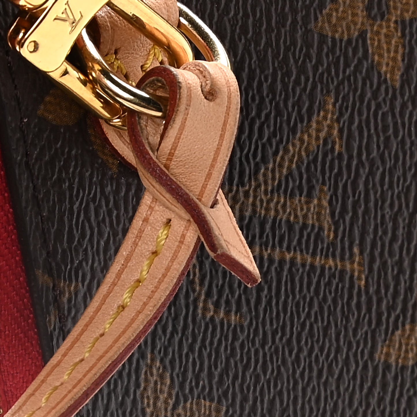 Monogram Neverfull MM GM Pochette Cherry