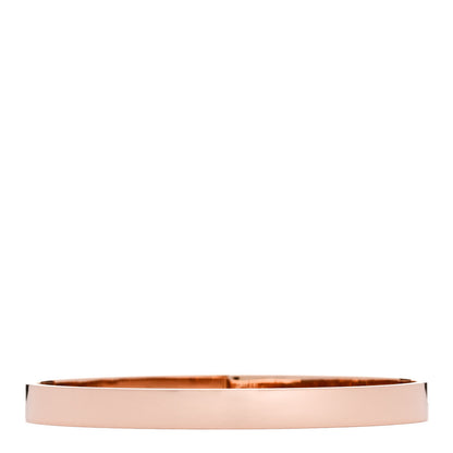 Hermes 18K Rose Gold Diamond PM Kelly Pave Bracelet SH 2 of 4