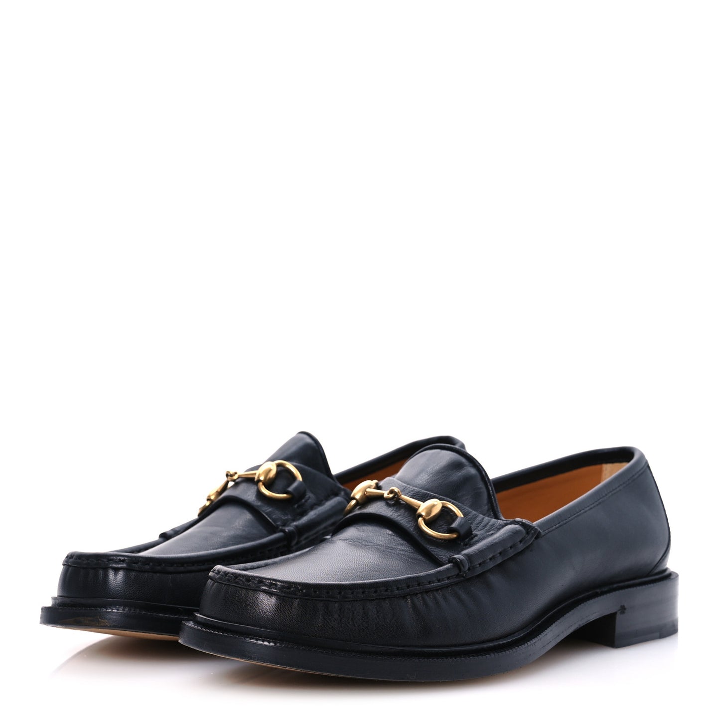 Mandala Goatskin Mens Horsebit Loafers 9 Black
