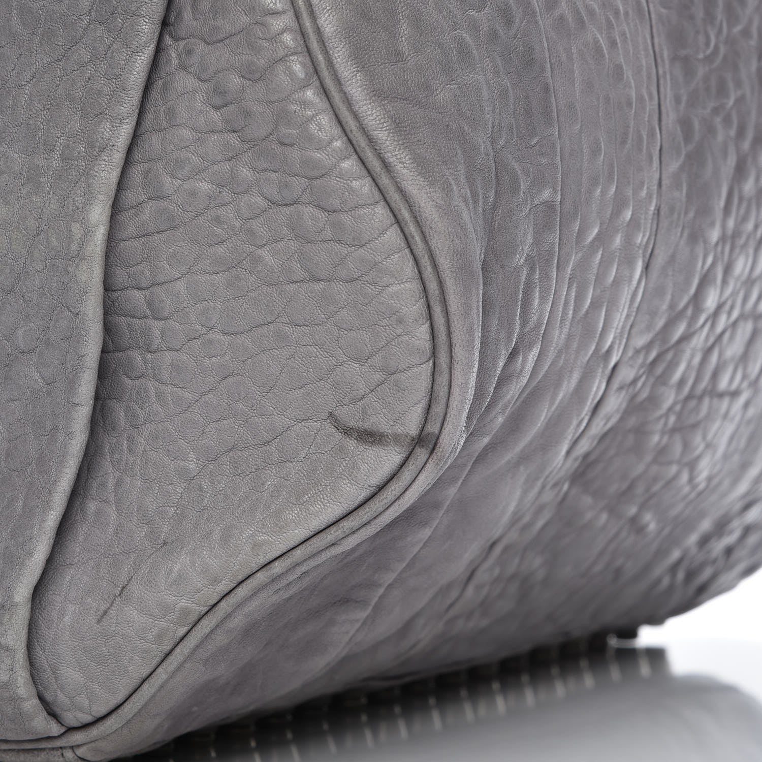 Alexander Wang Pebbled Lambskin Rocco Duffel Grey 8 of 11
