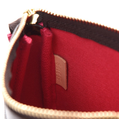 Louis Vuitton Monogram 2019 Christmas Animation Mini Courchevel Pochette Accessories Fuchsia 6 of 6