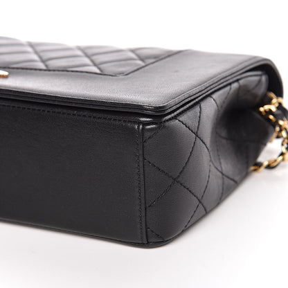 Chanel Sheepskin Quilted Vintage Mademoiselle Flap Black 10 of 17