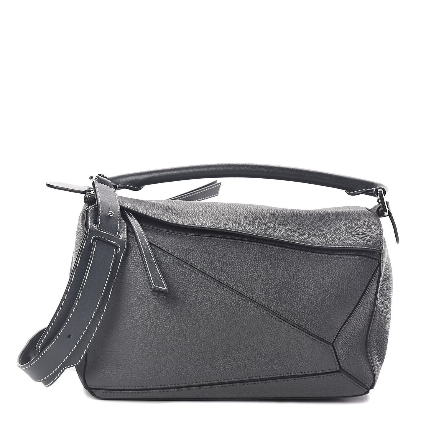 Calfskin Puzzle Bag Grey