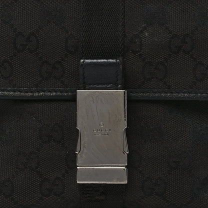 Gucci GG Monogram Web Buckle Belt Bag Black 8 of 10
