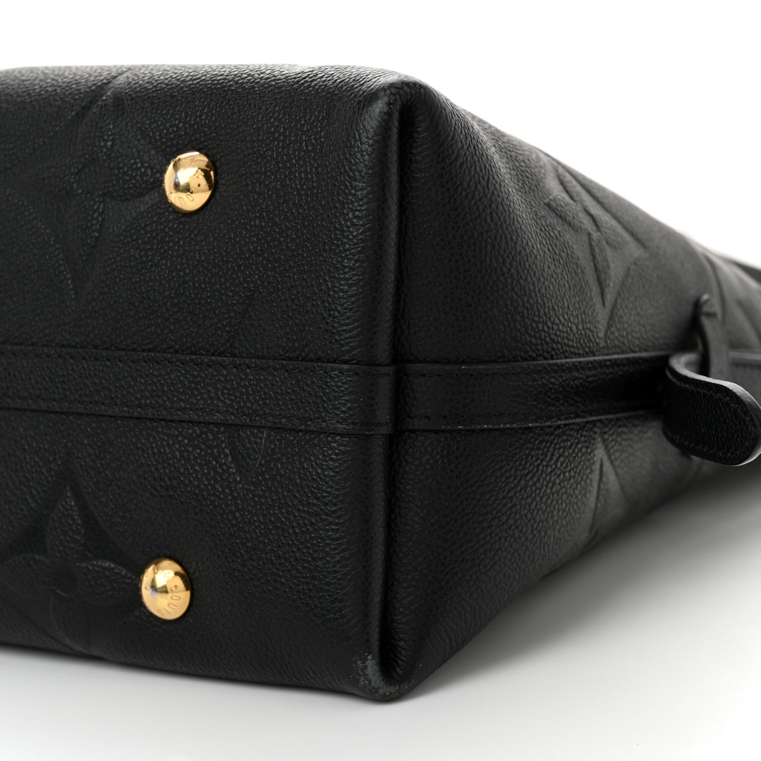 Louis Vuitton Empreinte Monogram Giant CarryAll MM Black 10 of 12