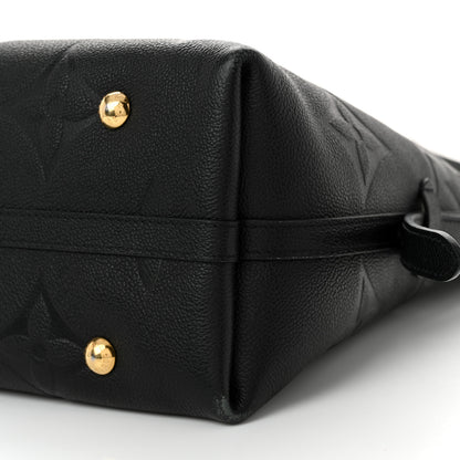 Louis Vuitton Empreinte Monogram Giant CarryAll MM Black 10 of 12