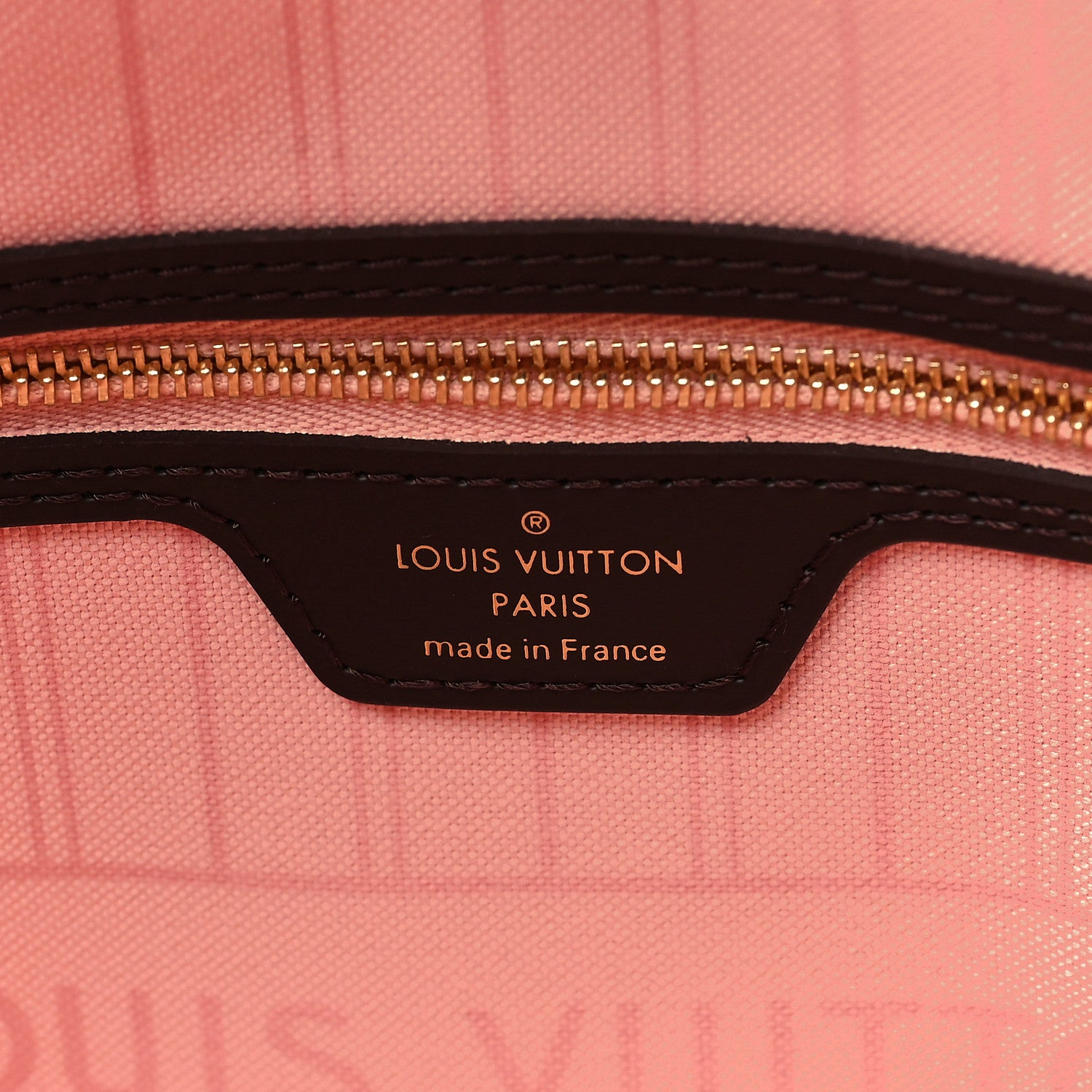 Louis Vuitton Damier Ebene Braided Neverfull MM Pink 7 of 9