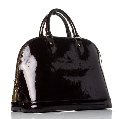 Louis Vuitton Vernis Alma PM Amarante 3 of 8