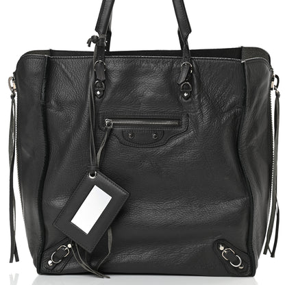 Balenciaga Veau Papier A5 Zip Around Tote Gris Fossile 7 of 19