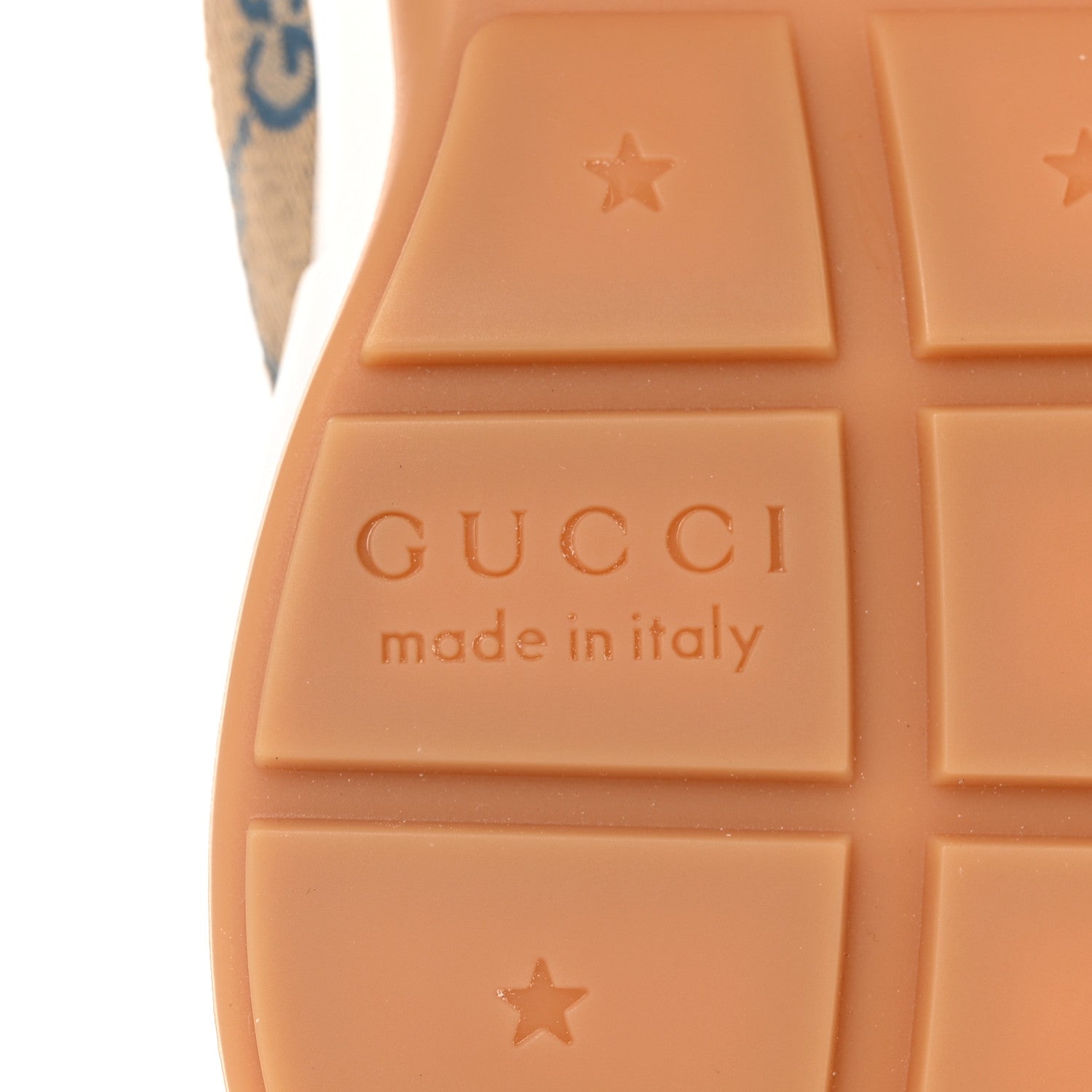 Gucci Monogram Multicolor Demetra Womens Rhyton Sneakers 38 Yellow Blue Great White Tabasco 6 of 7