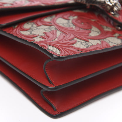 Gucci GG Supreme Monogram Arabesque Medium Dionysus Shoulder Bag Hibiscus Red 8 of 11