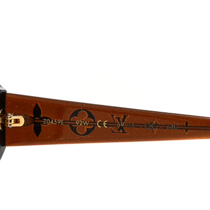 Louis Vuitton Acetate Obsession GM Sunglasses Z0459E Brown Glitter 5 of 7