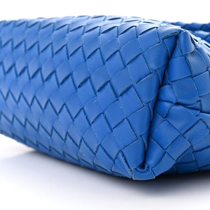 Bottega Veneta Nappa Intrecciato Small Fold Crossbody Messenger Cobalt 8 of 9