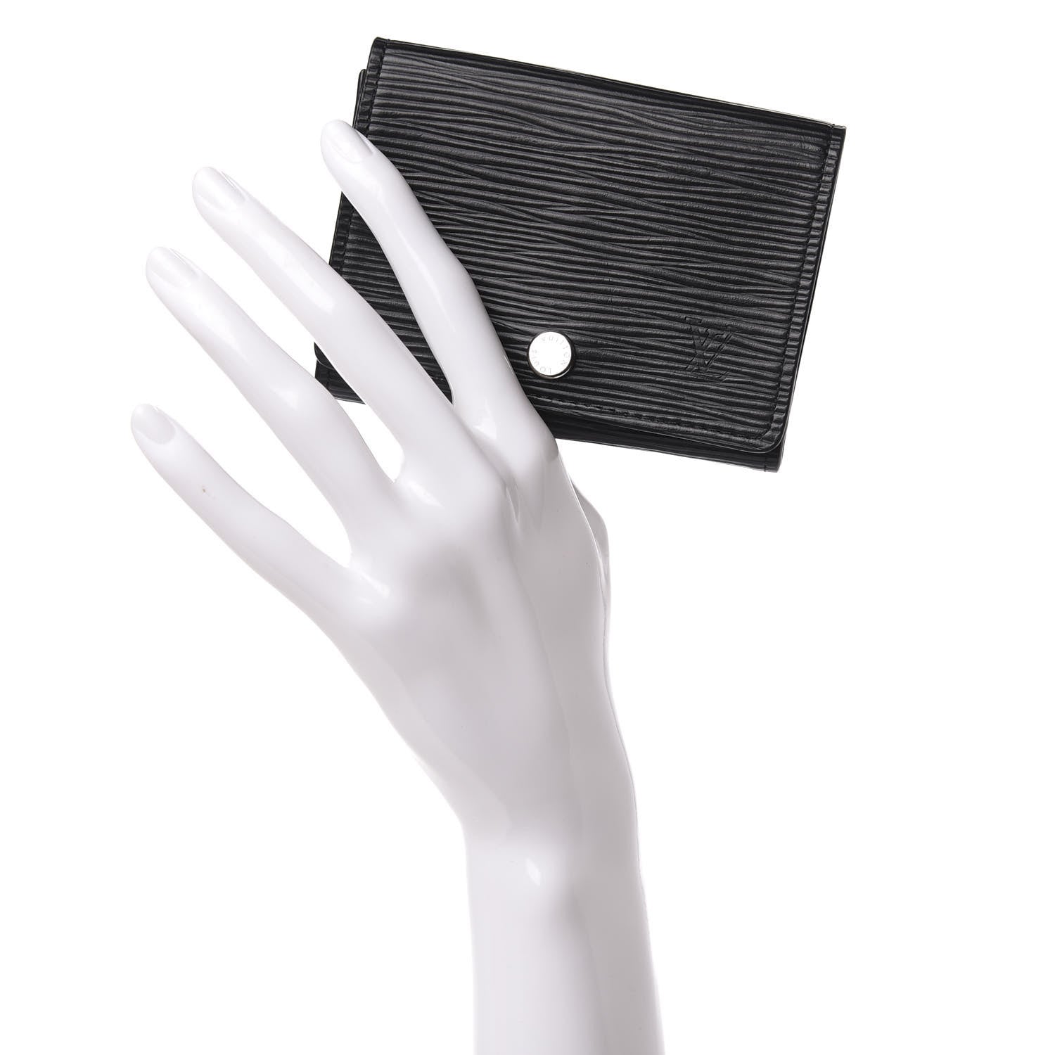 Louis Vuitton Epi Business Card Holder Black 2 of 9