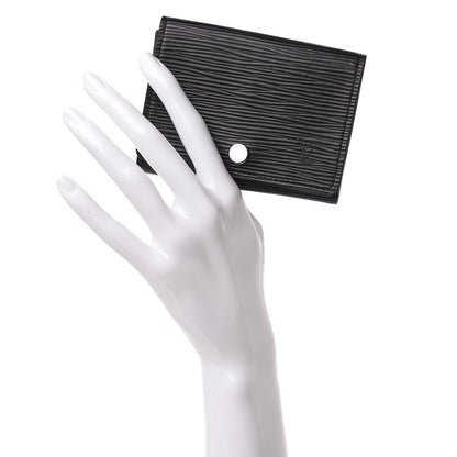 Louis Vuitton Epi Business Card Holder Black 2 of 9