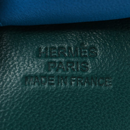 Hermes Milo Lambskin Grigri Rodeo Horse Bag Charm GM Malachite Bleu Zanzibar Lime 3 of 3