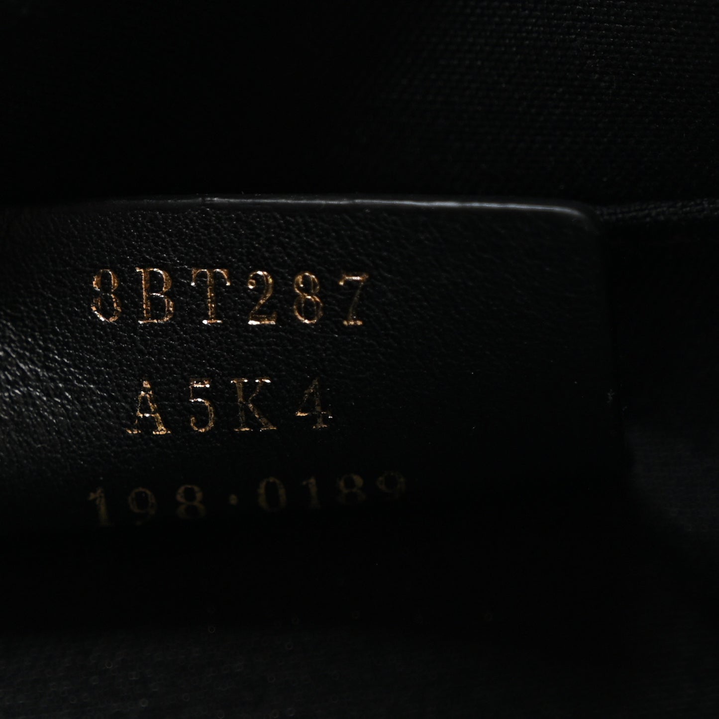 Glazed Fabric Vitello Century F is Fendi FF 1974 Stamp Patch Camera Case Mogano Panna Black